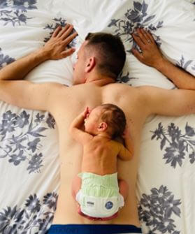 Laura Zielinska husband Piotr Zielinski and son.